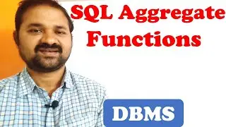 SQL Aggregate Functions || DBMS