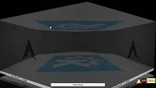 KDE Plasma 5.24 | Desktop cube effect | Arch Linux.