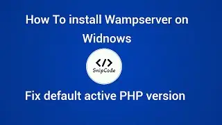 How to install WAMP Server on Windows system | Wampserver | Solved Issue