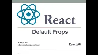 React JS tutorial | Default Props In React JS