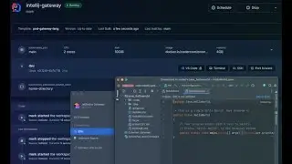 JetBrains IntelliJ as a Web IDE and with Gateway (thick client)