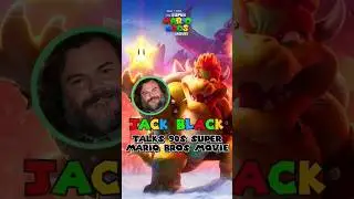 Jack Black talks Super Mario Bros Movie and get's nostalgic! #shorts