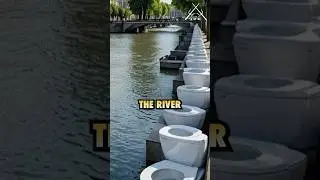 The Paris Poop river Protest! 