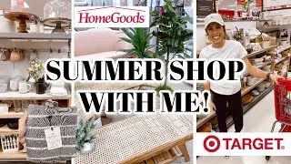 WHAT'S NEW AT TARGET SUMMER 2021! | HOMEGOODS SHOP WITH ME | HOME DECOR, PATIO, CLOTHES & MORE!