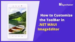 How to Customize the Toolbar in the .NET MAUI ImageEditor