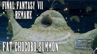 Fat Chocobo Summon - Final Fantasy 7 REMAKE in 4K | No commentary