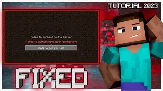 Come risolvere lerrore Failed to authenticate your connection su Minecraft - Tutorial 2023 #pc