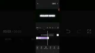 Capcut glowing text effect new effect (GLEAM EFFECT) try it 😊🙂
