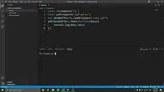 Extract text from a pdf using Node Js || Pdf parse