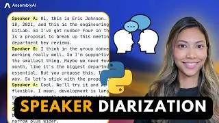 Speaker Diarization In Python - Transcription with Speaker Labels