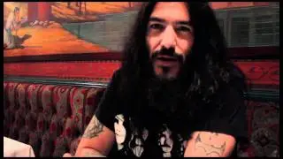 Machine Head - Robb Flynn goes for a curry on Brick Lane...