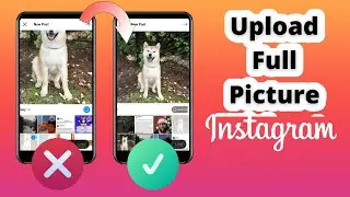 How to Upload Full Picture on Instagram Without Square | Upload Full Photo Without Cropping