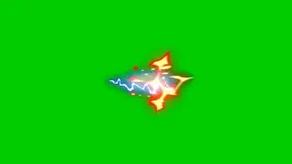 Green screen flame. Green screen superpower. Green screen magic.