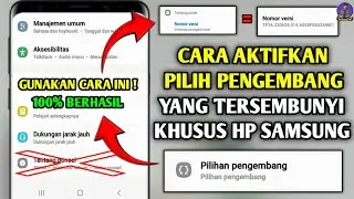 CARA BARU AKTIFKAN DAN MATIKAN OPSI PENGEMBANG SAMSUNG TYPE C