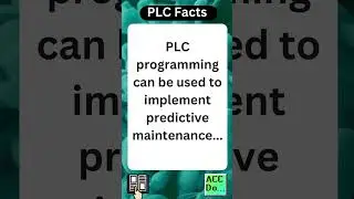 PLC Facts - implement predictive maintenance...