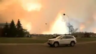 Residents evacuate as wildfire rages in Fort McMurray