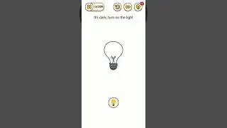 Brain find level 108 it's dark,turn on the light walkthrough solution