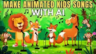 Create FUN AI Generated Viral KIDS Song Videos in Minutes