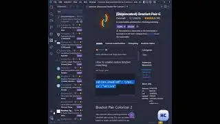 bracket pair colorizer vscode #shorts