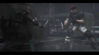 Resident Evil 4 HD. 08 Остров. Старый товарищ Джек Краузер. Ножевой бой.