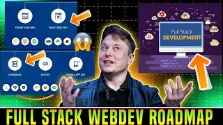 Full Stack Web Developement Roadmap || Frontend + Backend full guide 2024 || Full Stack Webdev