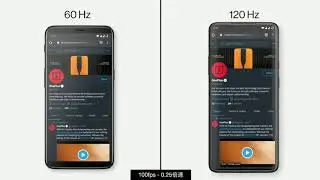 OnePlus 120Hz Refresh Rate Vs 60Hz Refresh Rate Demo