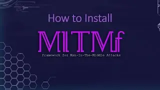 How to install MITMf (Man In The Middle framework) in kali linux