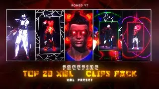 FREE FIRE TOP 20 XML CC + CLIPS | ( G - DRIVE ) 🔥| FREE FIRE CLIPS PACK | TOP 10 EMOTE CLIPS ⬇️ 