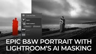 Epic Black & White Portrait Tutorial with Lightrooms AI Masking | Master Your Craft