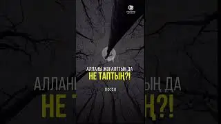 Алланы жоғалтып не таптың ал ?