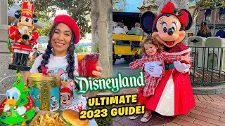 🎄The ULTIMATE 2023 CHRISTMAS TIME at DISNEYLAND GUIDE! | NEW Foods, Characters, Tips & Tricks + MORE