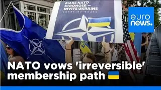 NATO summit vows Ukraine on irreversible path to membership | euronews 🇬🇧