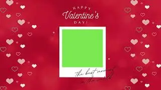 Happy Valentine's day greetings green screen animation (SMW)
