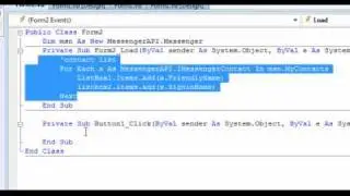 Visual basic 2008 - Making a Msn tool using Api [ADVANCED] Part 1