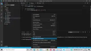 How to run django in vs code