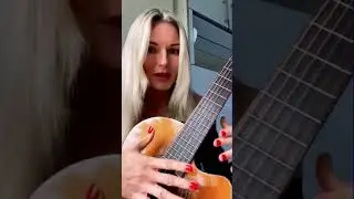 ОБЛИВИОН Астор Пьяццолла Разбор на гитаре Надия Косинская #shorts #nadiaguitar