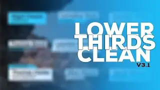 Lower Thirds Clean V3.1 - After Effects Templates