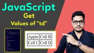 How to get value of td in JavaScript | JavaScript get value of td elements | Javascript tips 2024