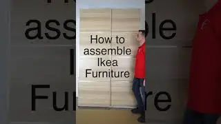 New Ikea PAX wardrobe with sliding doors tutorial. Ikea furniture assembly instructions