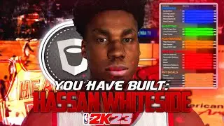 NBA 2K23 *DOMINANT* HASSAN WHITESIDE BUILD | OVERPOWERED 99 BLOCK RIM-PROTECTOR C W/ 80 MID-RANGE