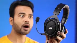 CorsAir HS50 Pro Stereo Gaming Headset Unboxing, Review & Mic Test | Best gaming headset under 3500