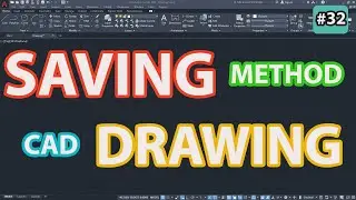#32 Saving Drawings Methods In Autocad | Beginner's Course | Cad Gizmo