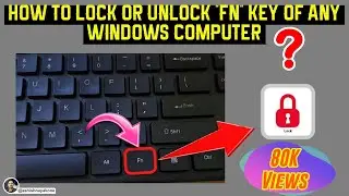 How to Disable & Enable FN key on Laptop and PC Windows 10? | Hindi |