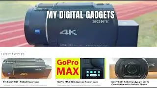SONY FDR-AX43A Handycam GoPro Blog
