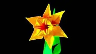 How to make an Origami Daffodil