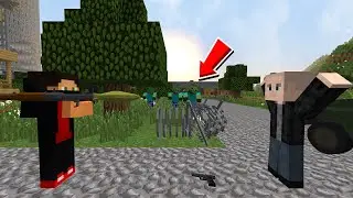 ☠ Конфликт с бандитами!!!  [ДЕНЬ 2] Зомби апокалипсис в майнкрафт! - (Minecraft - Сериал)