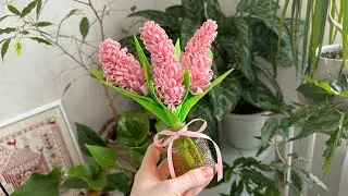Весенний декор своими руками/ Гиацинт из фоамирана