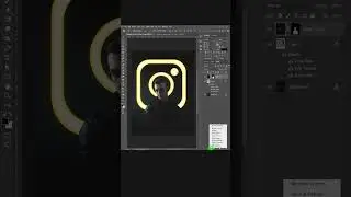 Glowing Instagram Logo Effect using Photoshop