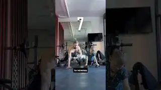 Зарубился в лесенку по отжиманиям с сыном!