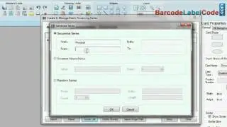Create Customized Barcode Tags and Stickers: Barcode Designing View